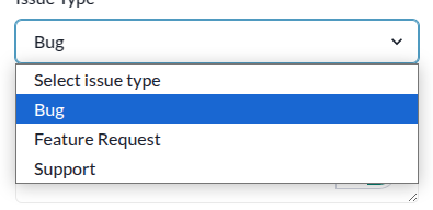 Issue Types