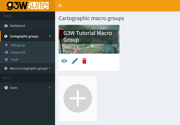 Cartographic Macro Groups