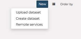 Upload Dataset Dropdon
