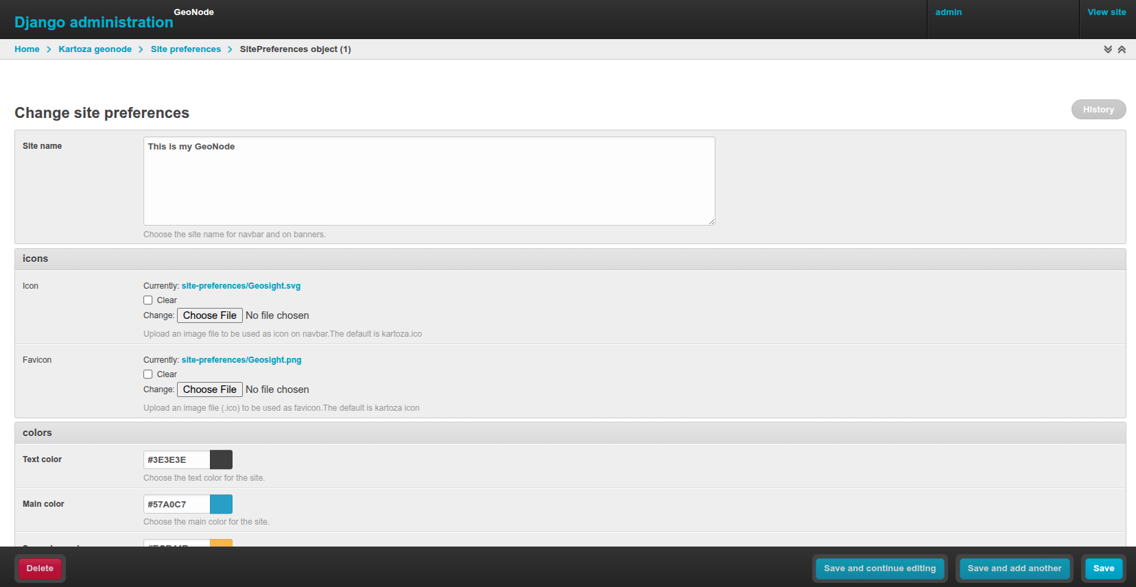 Site Preference