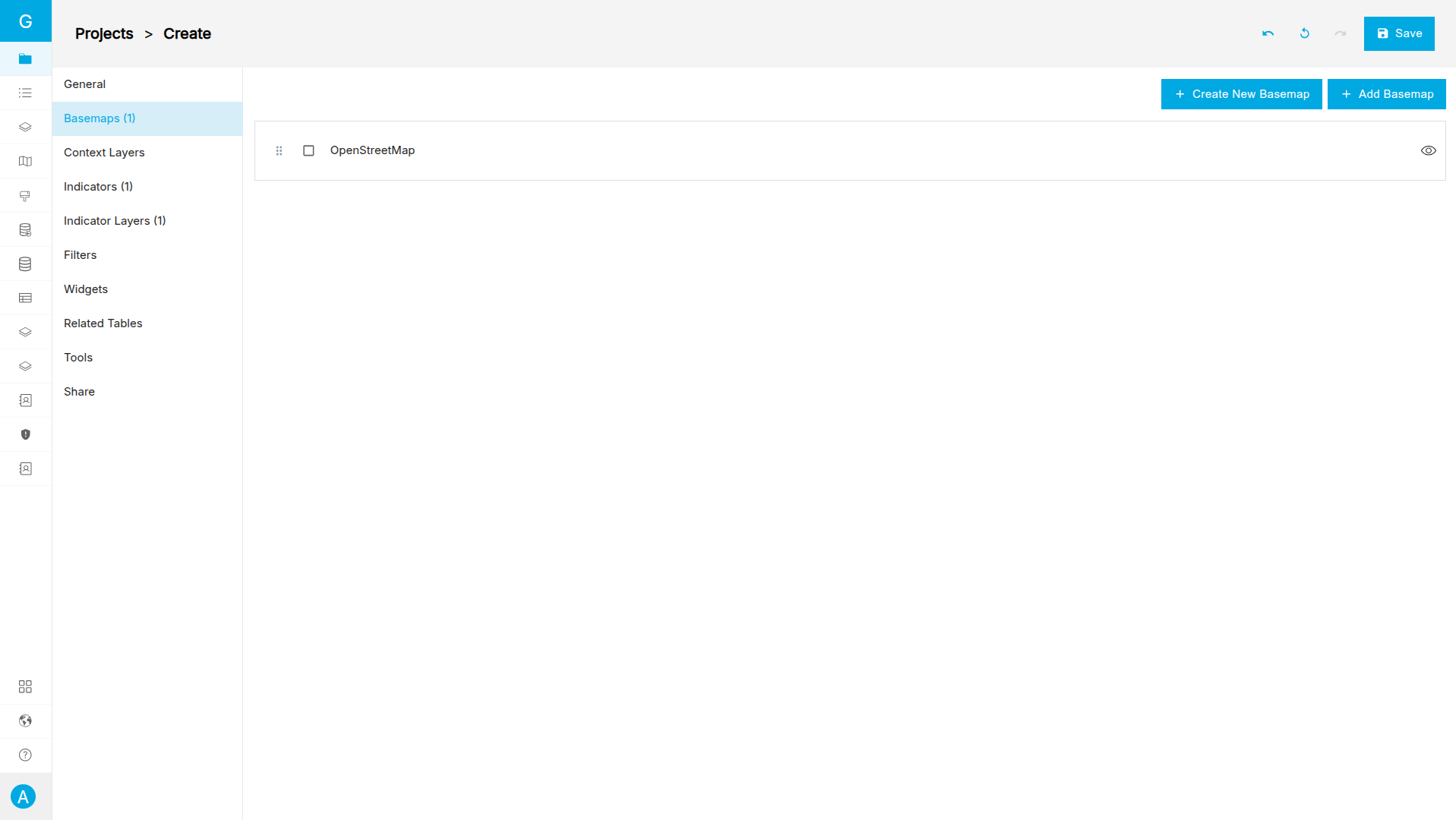 Indicator Layers Tab