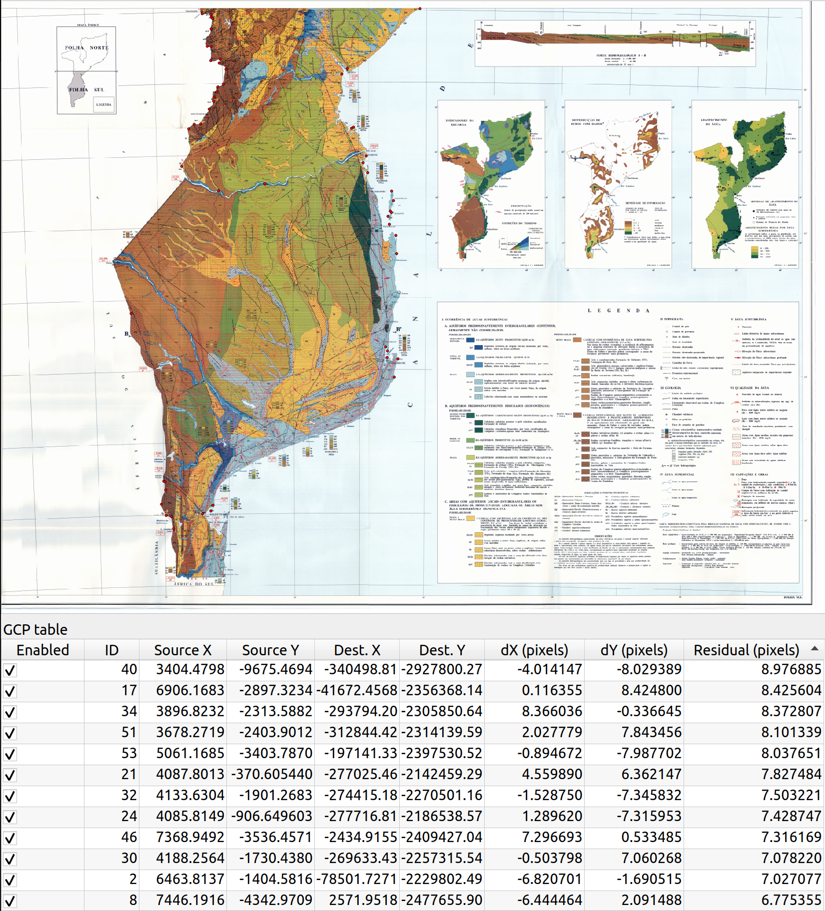 Mozambique South Georeferencer