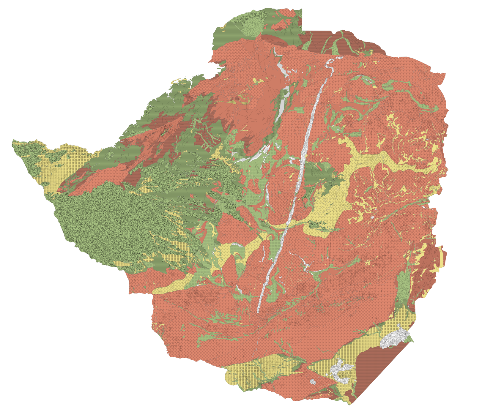 Zimbabwe Vector Features