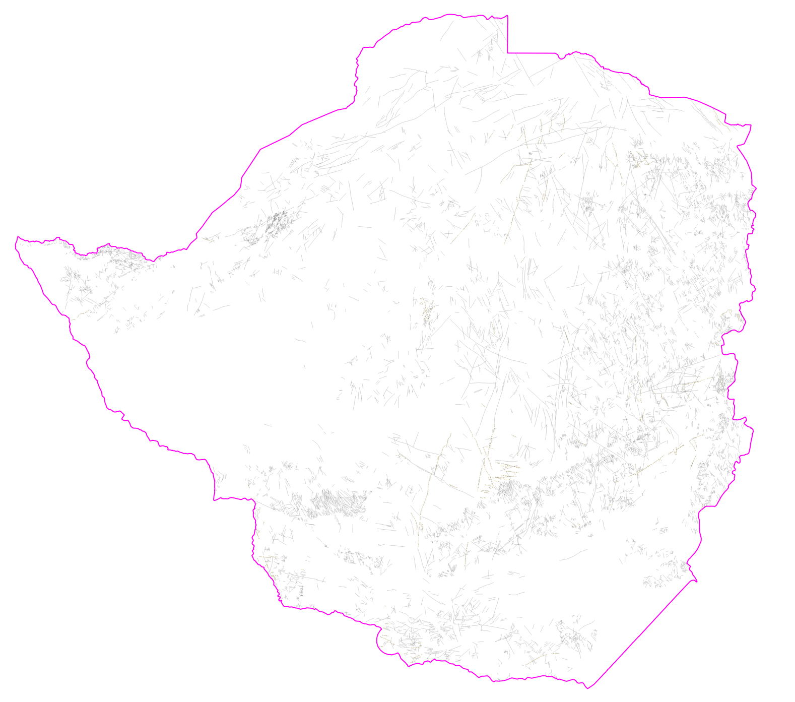 Zimbabwe Vector Features