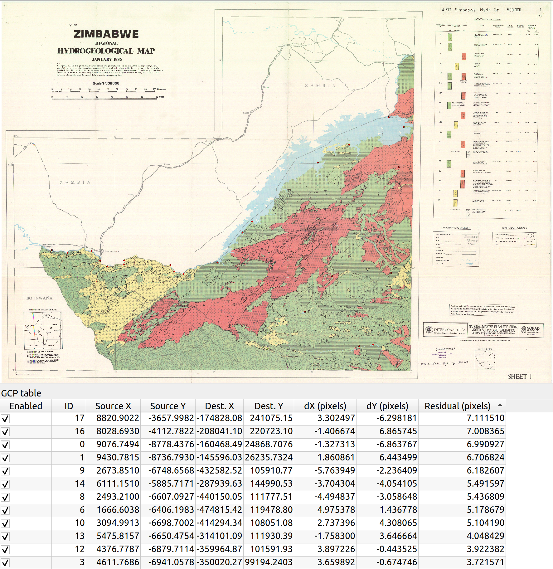 Zim Sheet 1 Georeferencer