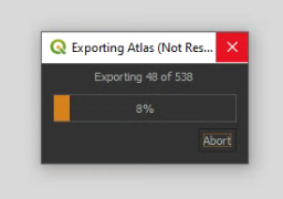 QGIS atlas exporting