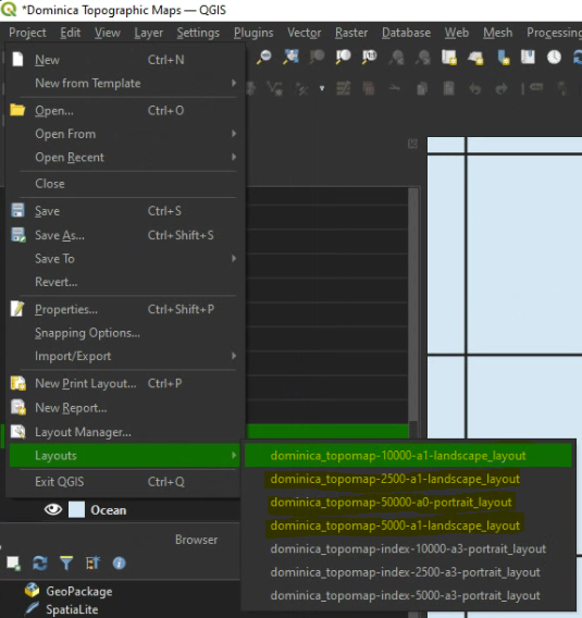 QGIS atlas layouts