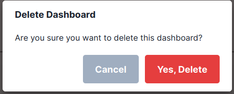 Delete Confirmation