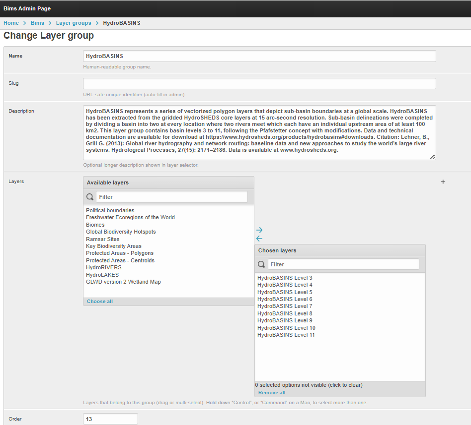 Add layer group items