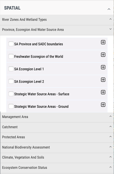 spatial filters and geocontext data