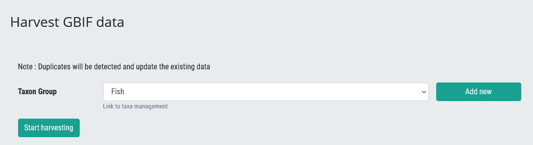 Harvesting GBIF data 2