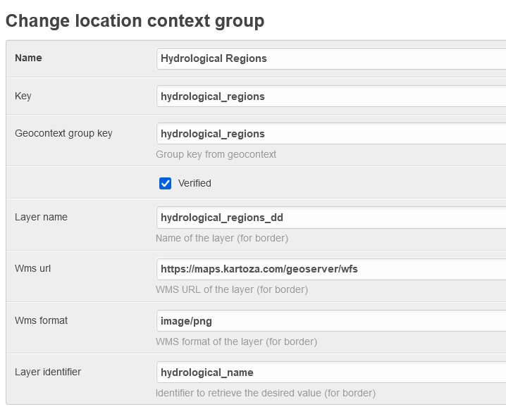 Location context groups 1