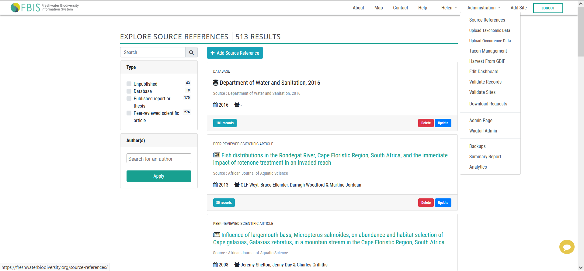 Managing Source References 1