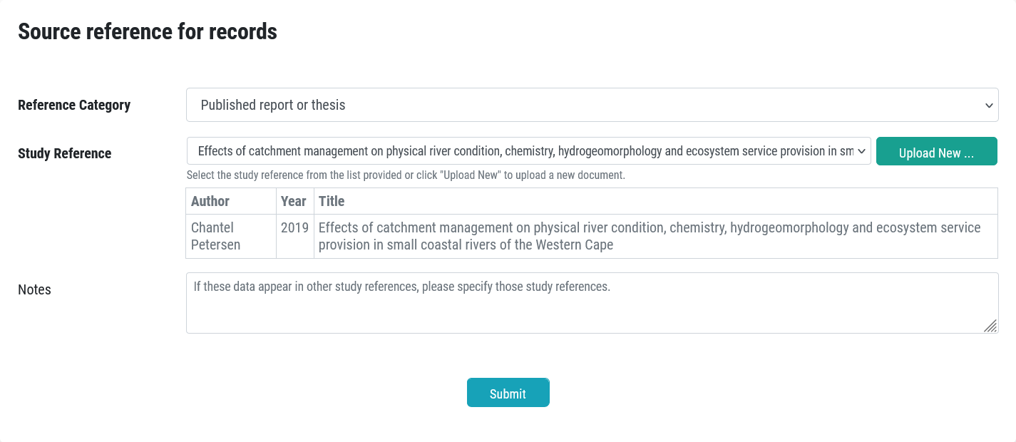 Managing Source References 5