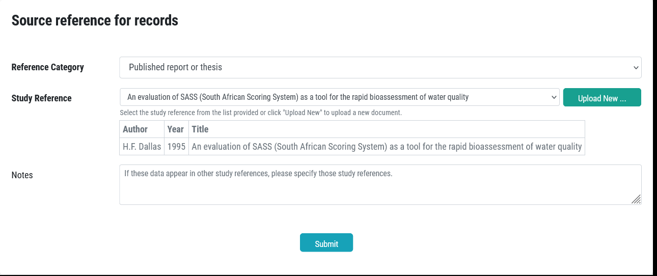 Managing Source References 7