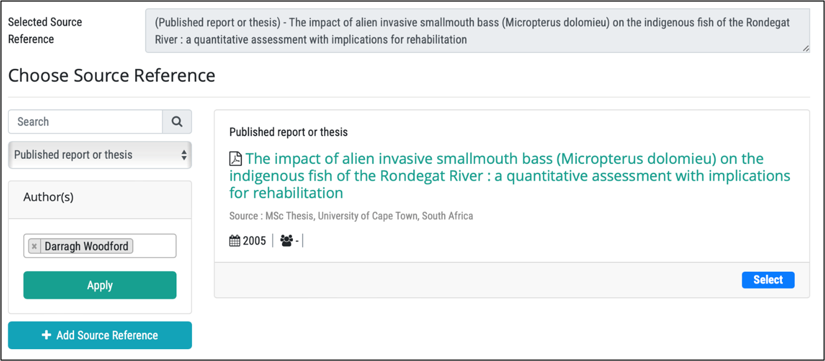 Reports and theses