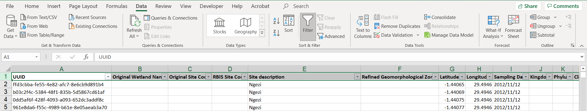 Occurrence Data Preparation 1