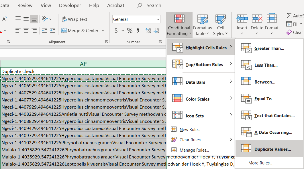 Occurrence Data Preparation 15