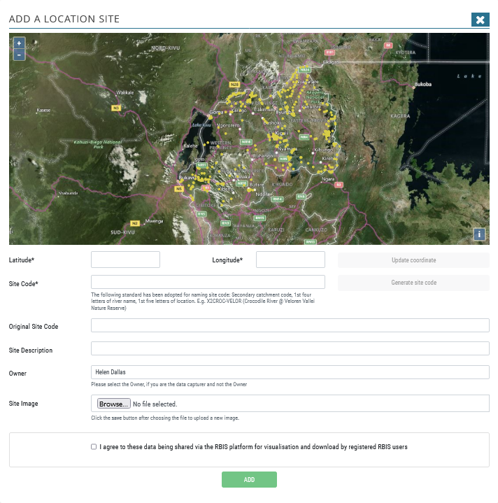 Site Biodiversity Data 2