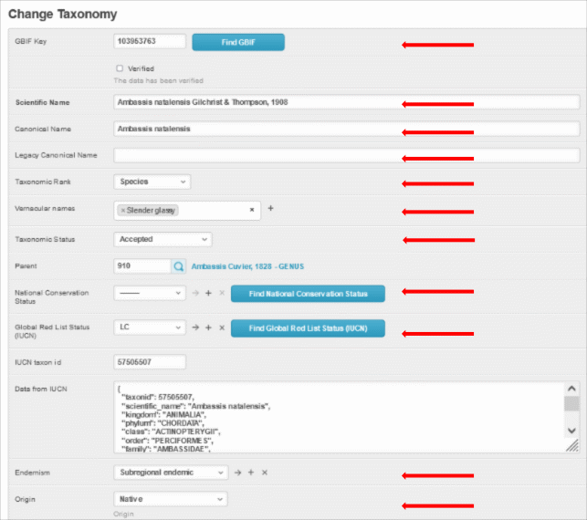 Taxa Management 9