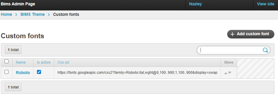 Add custom font-1