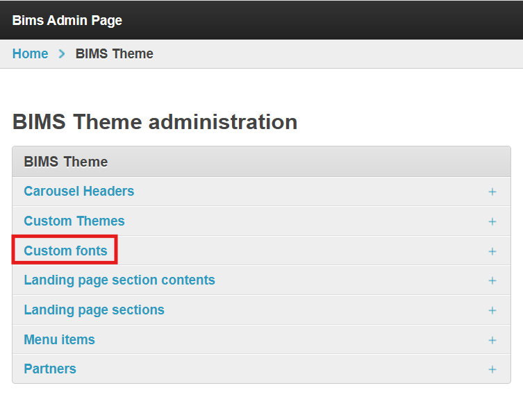 BIMS Theme