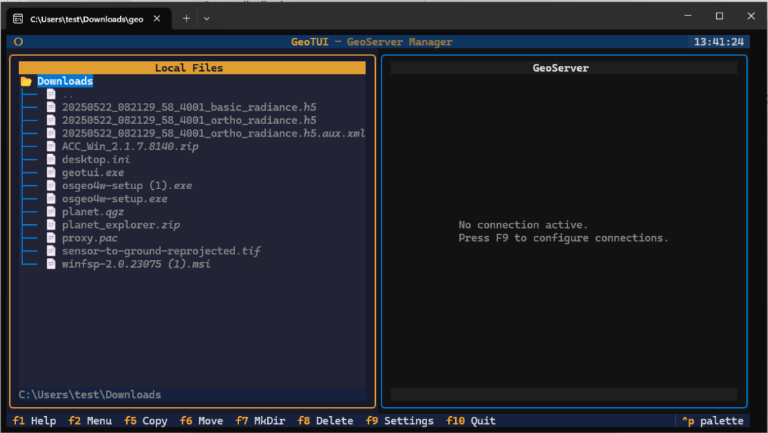 First launch on Windows