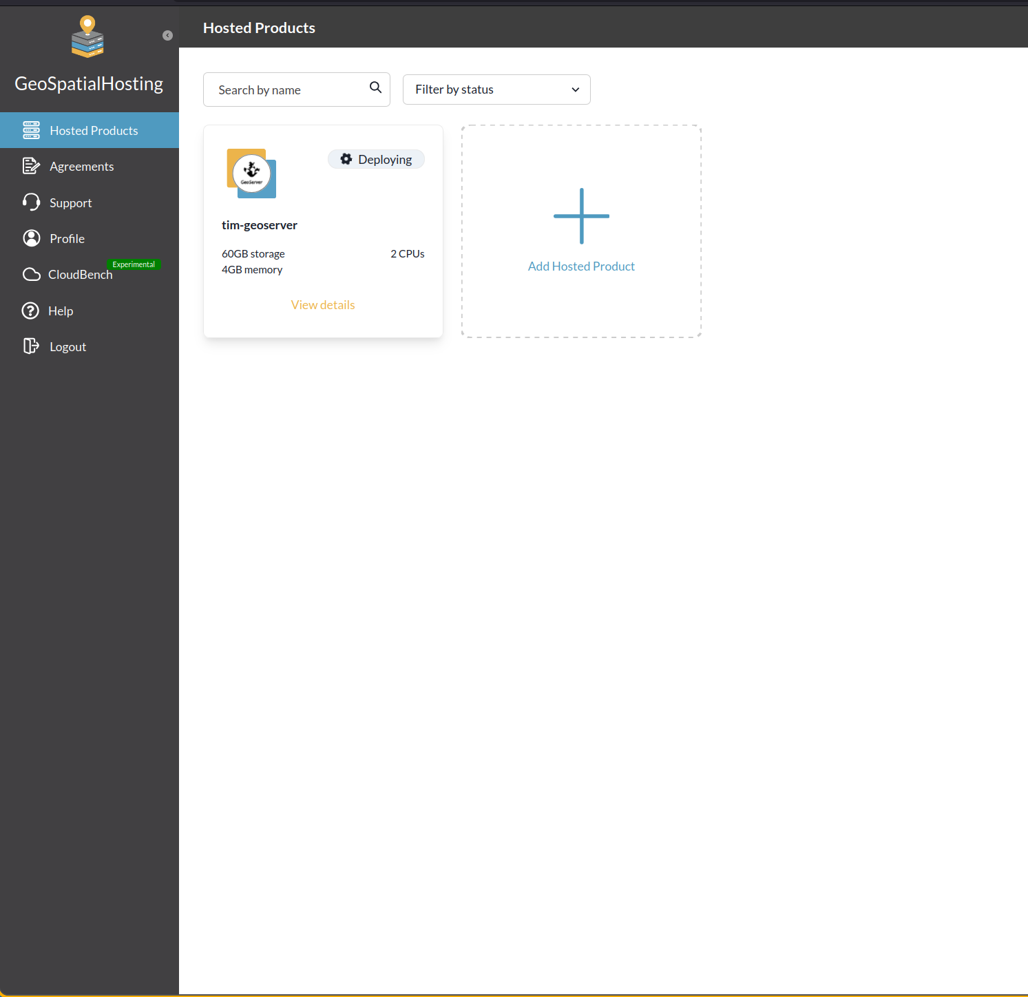 Hosted products
