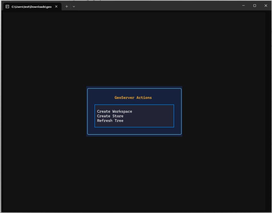 F2 GeoServer Actions