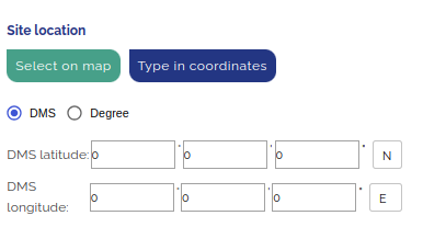 Degrees, Minutes, Seconds (DMS)