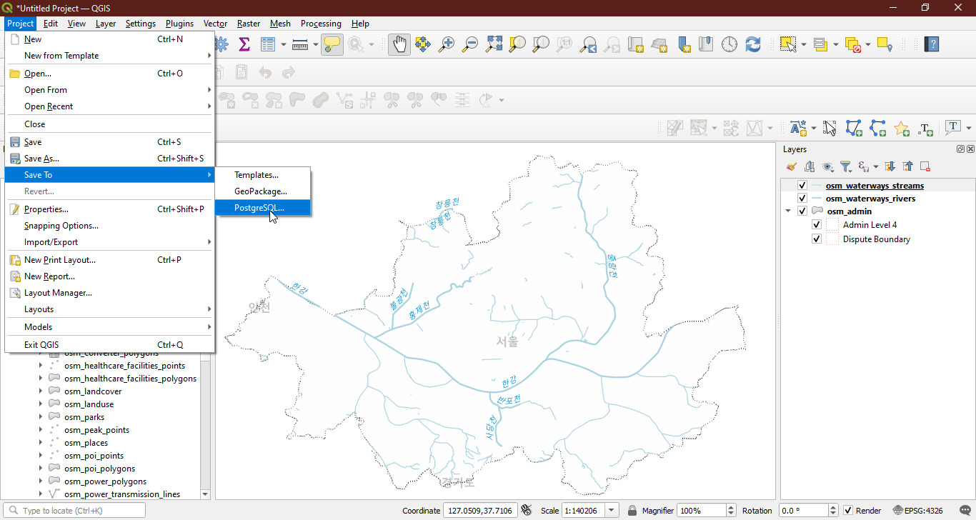 Save Project in Database