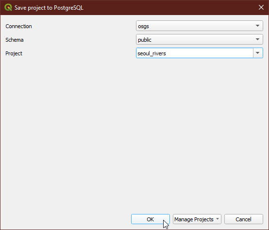 Save Project in Database