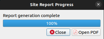 Report Progress Dialog