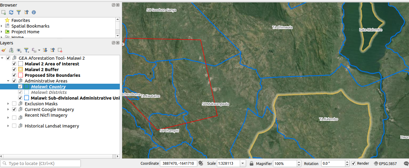 sub-divisional administrative units areas