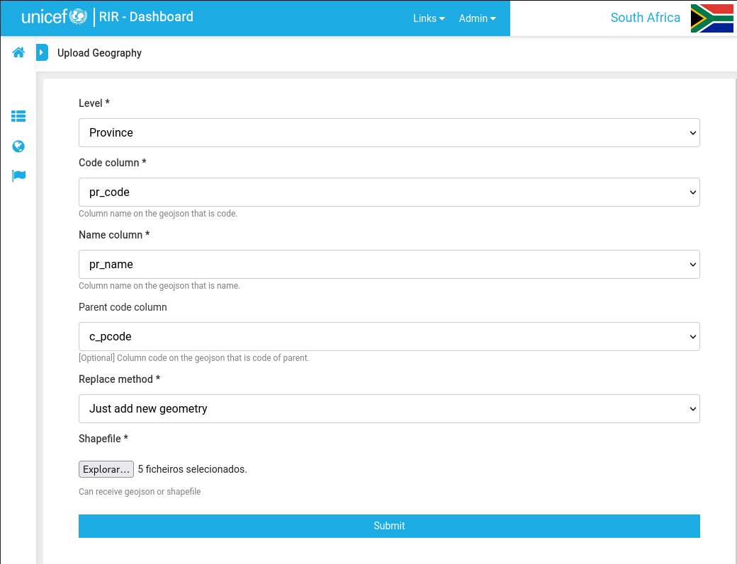 Province Form