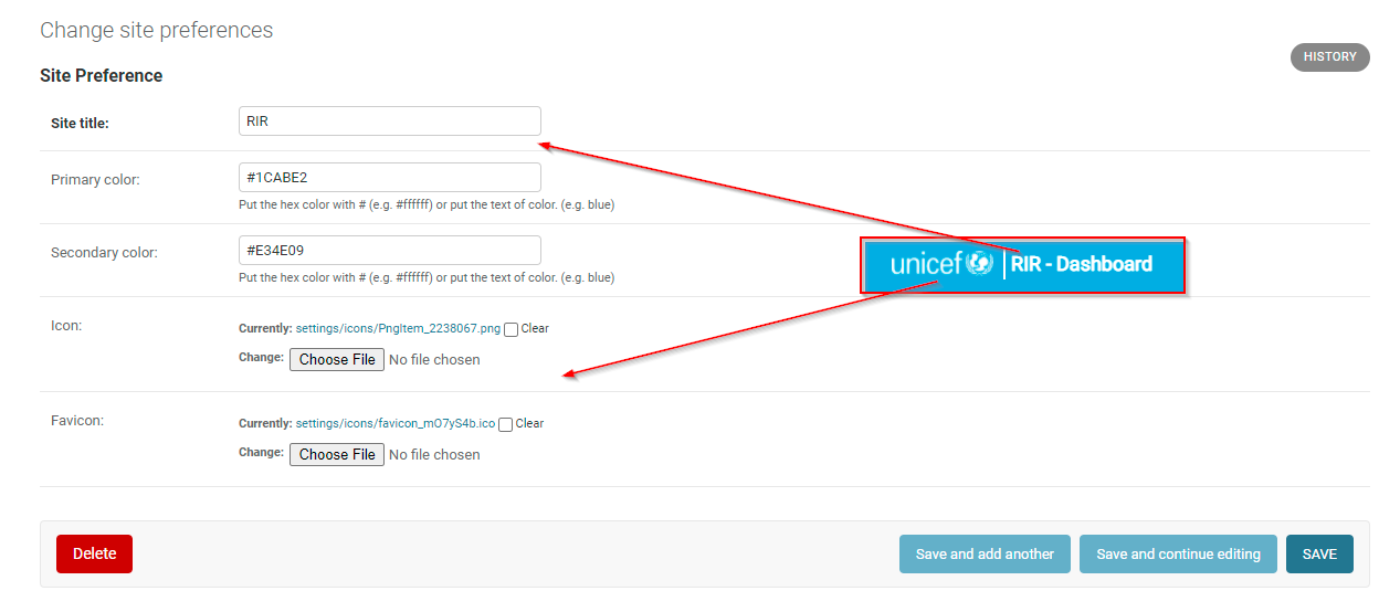  Site Preference 